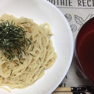 素麺で簡単☆つけ麺風☆